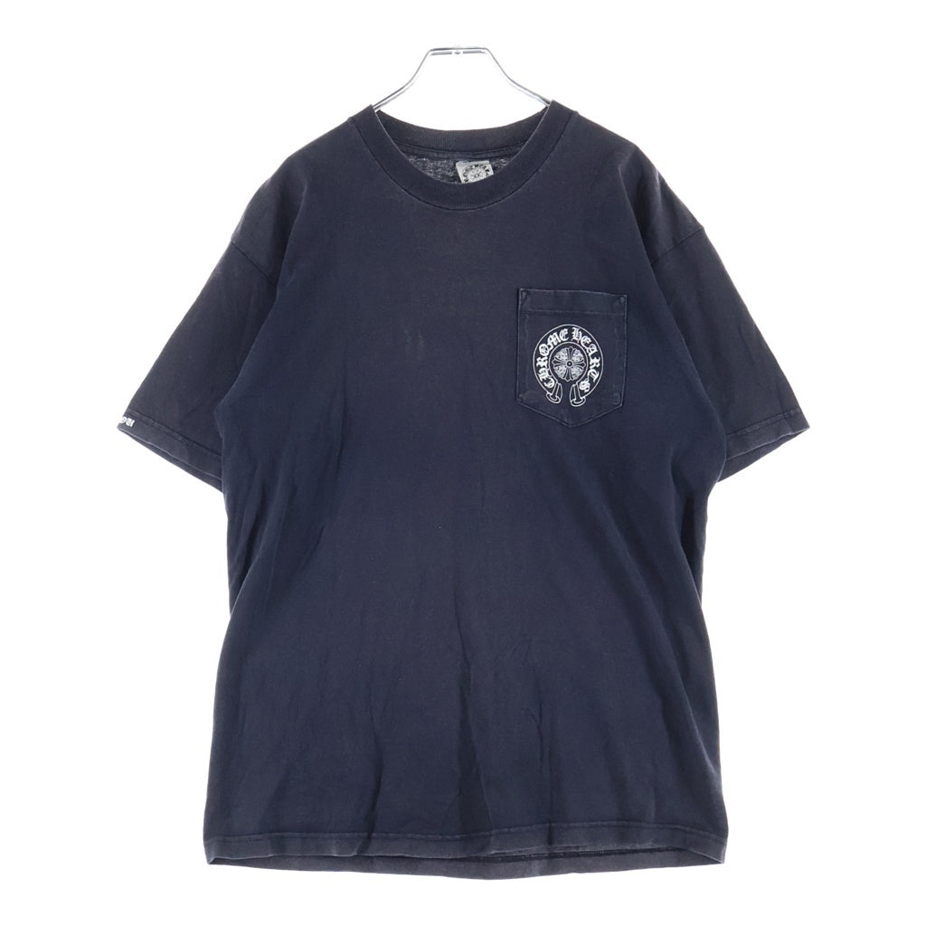 CHROME HEARTS(クロムハーツ) OLD Back Cemetery Cross Tee オールド バックセメタリークロス クルーネック半袖Tシャツカットソー ブラック