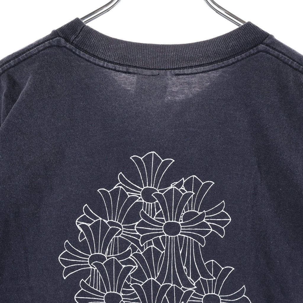 CHROME HEARTS(クロムハーツ) OLD Back Cemetery Cross Tee オールド バックセメタリークロス クルーネック半袖Tシャツカットソー ブラック