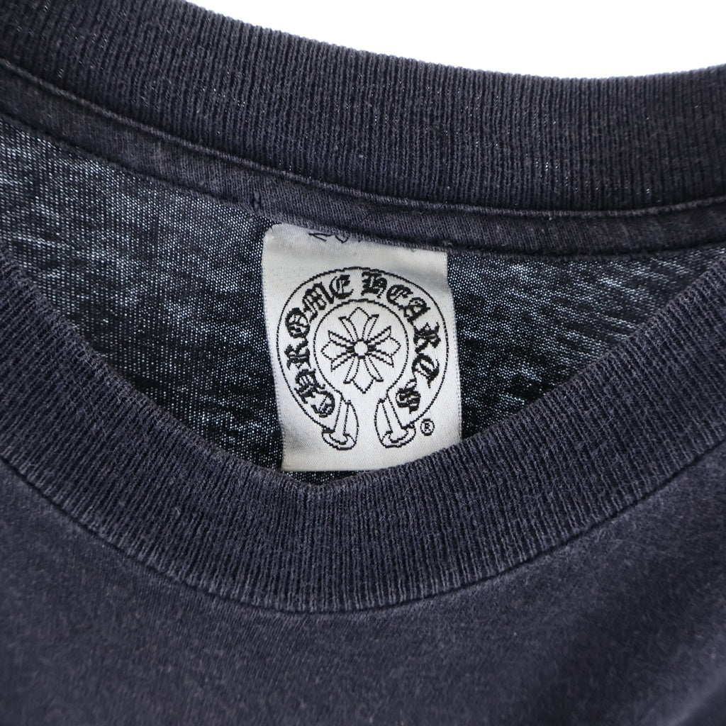CHROME HEARTS(クロムハーツ) OLD Back Cemetery Cross Tee オールド バックセメタリークロス クルーネック半袖Tシャツカットソー ブラック