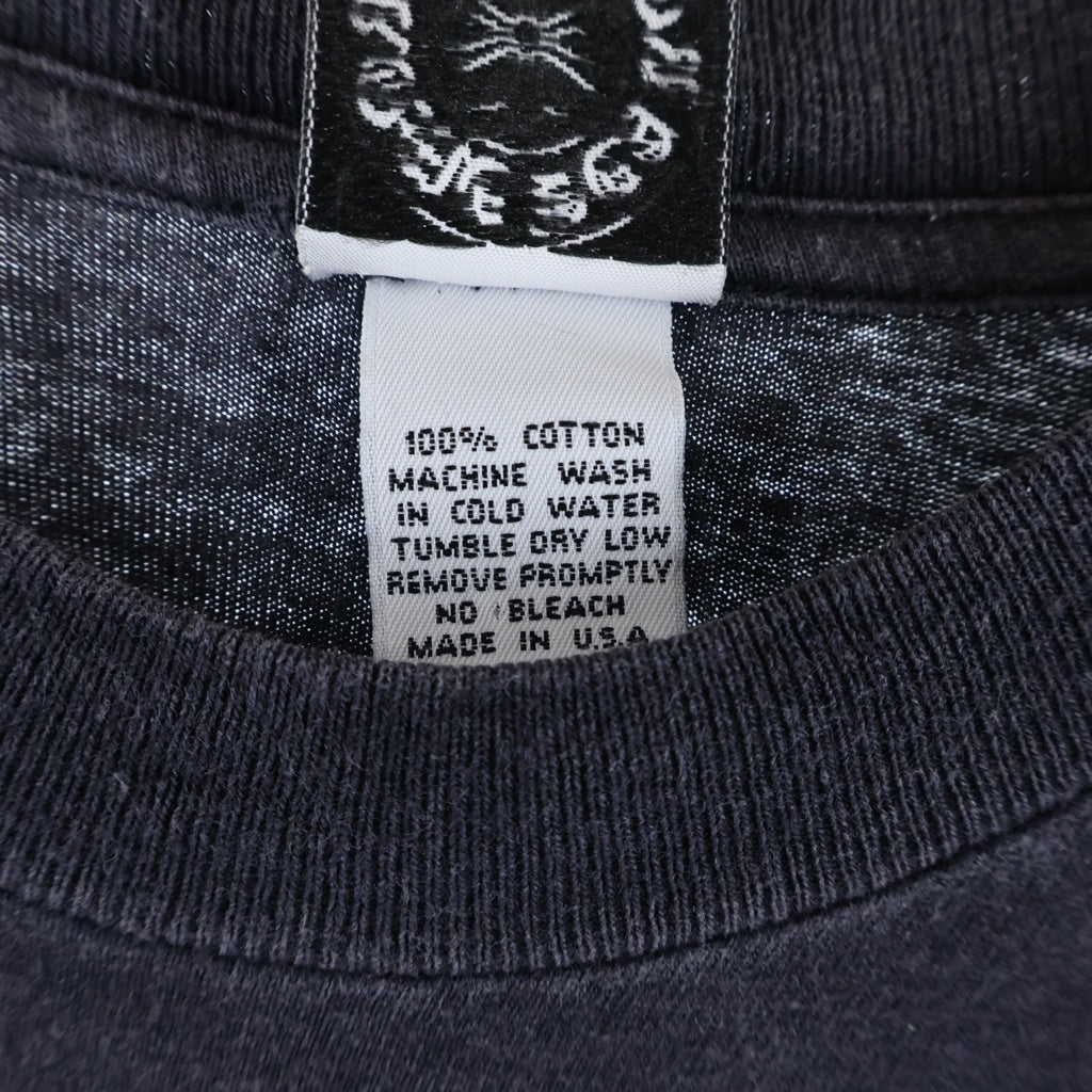 CHROME HEARTS(クロムハーツ) OLD Back Cemetery Cross Tee オールド バックセメタリークロス クルーネック半袖Tシャツカットソー ブラック