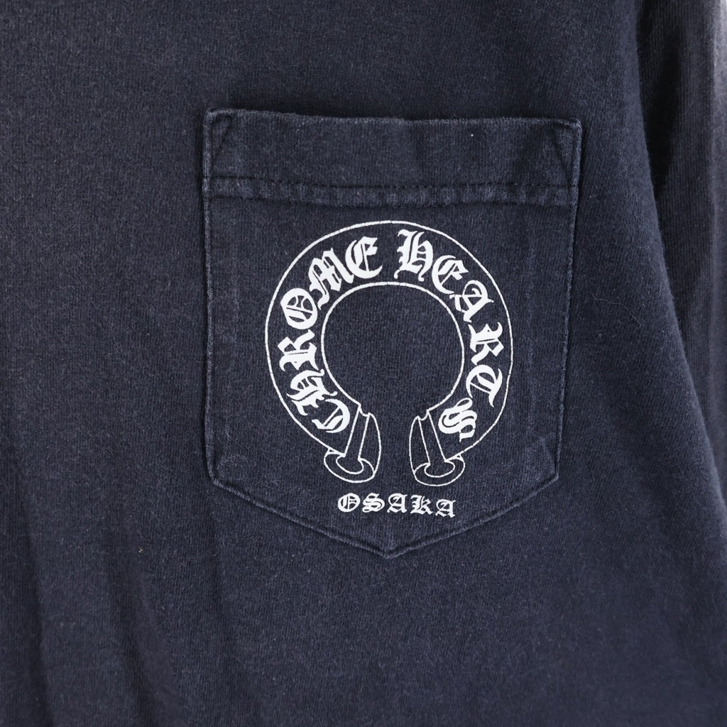CHROME HEARTS(クロムハーツ) OLD Osaka Fuck You Tee オールド 大阪限定 クルーネック長袖Tシャツカットソー ブラック