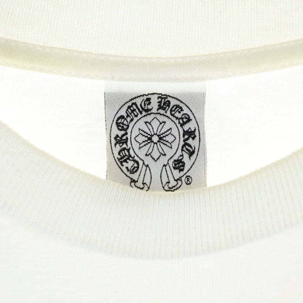 CHROME HEARTS(クロムハーツ) OLD Back Scroll Tee オールド バックスクロール アームロゴ クルーネック長袖Tシャツカットソー ホワイト