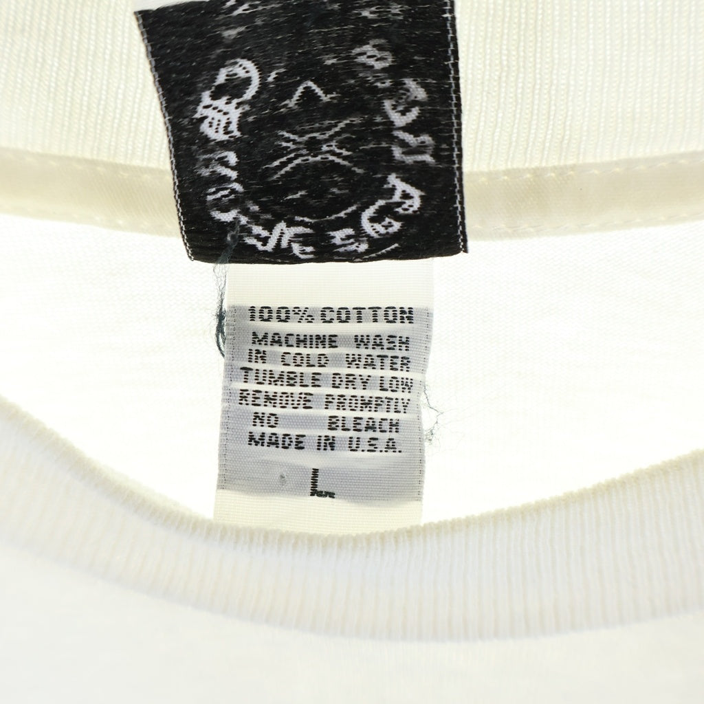 CHROME HEARTS(クロムハーツ) OLD Back Scroll Tee オールド バックスクロール アームロゴ クルーネック長袖Tシャツカットソー ホワイト