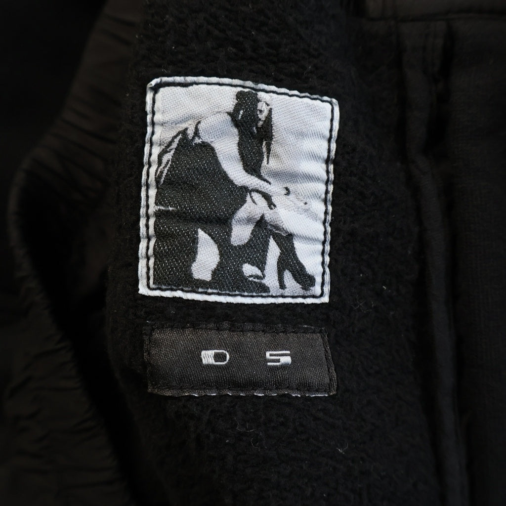 DRKSHDW(ダークシャドウ) 15AW ドローストリング スウェットロングパンツ ブラック DU15F5392-F