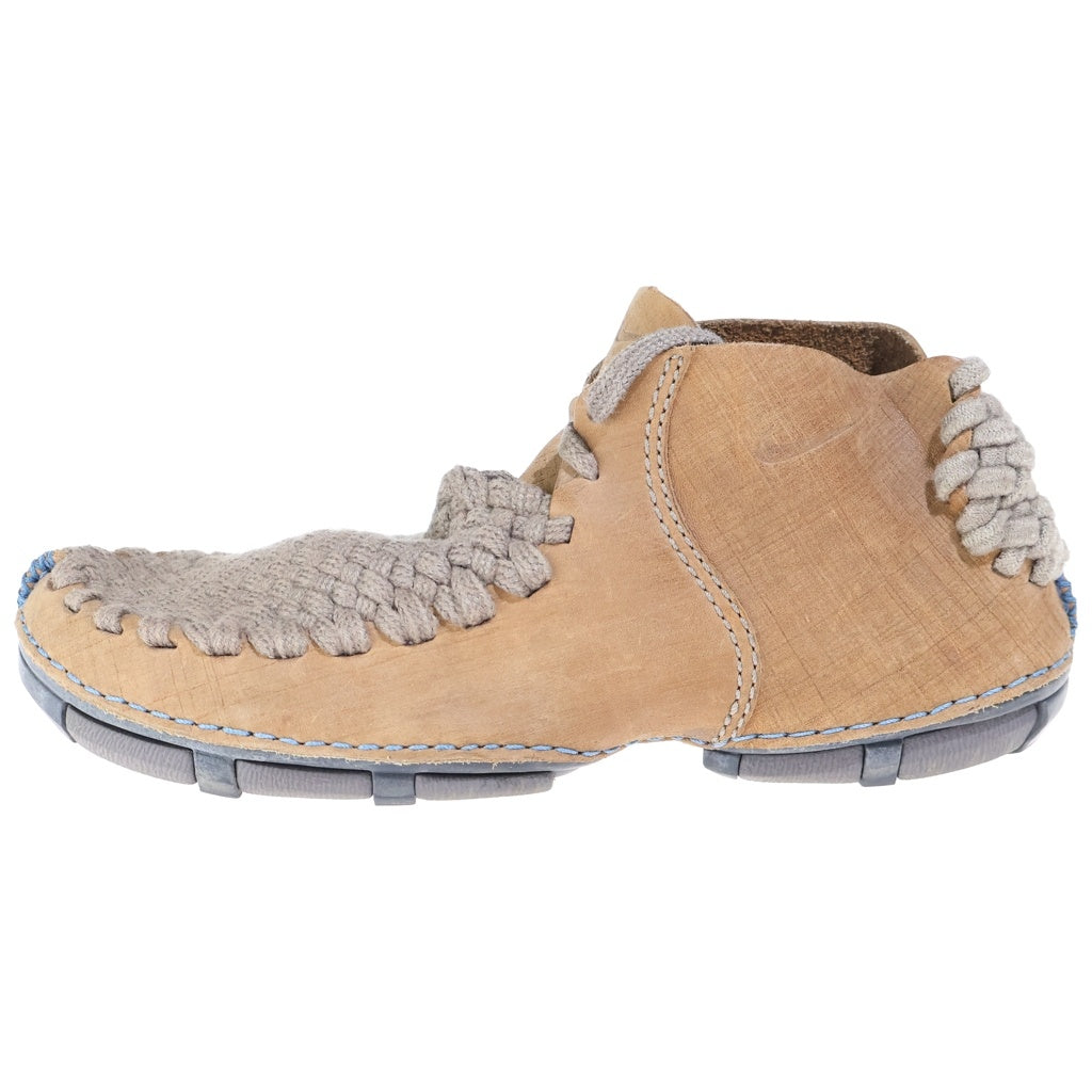 NIKE(ナイキ) CONSIDERED BOOT コンシダート 編み込みデザインレザーアンクルブーツ ブラウン 310027-222