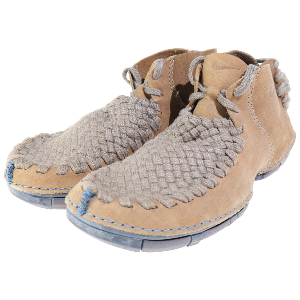 NIKE(ナイキ) CONSIDERED BOOT コンシダート 編み込みデザインレザーアンクルブーツ ブラウン 310027-222