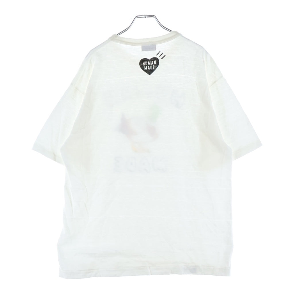 HUMAN MADE(ヒューマンメイド) GRAPHIC T-SHIRT カモプリント クルーネックTシャツカットソー ホワイト HM31TE022