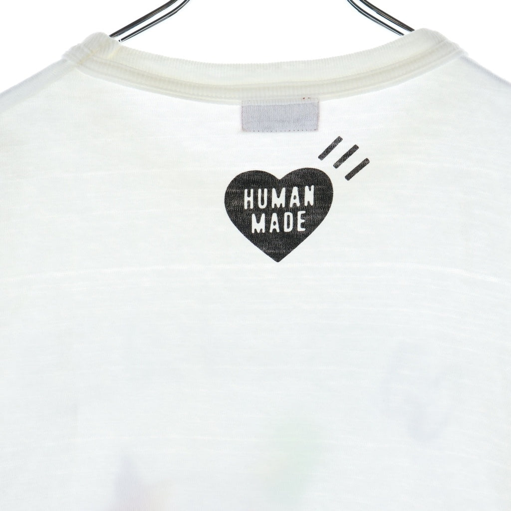 HUMAN MADE(ヒューマンメイド) GRAPHIC T-SHIRT カモプリント クルーネックTシャツカットソー ホワイト HM31TE022
