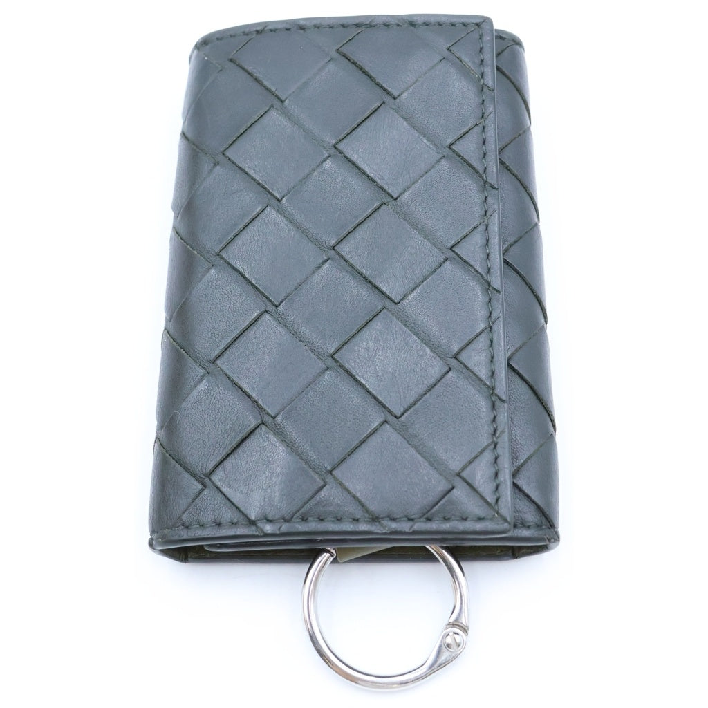 BOTTEGA VENETA(ボッテガヴェネタ) イントレチャート レザー6連キーケース グリーン 630336 V3US1 1614
