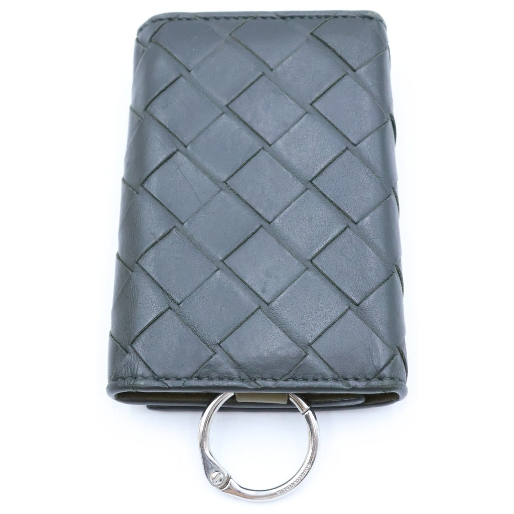BOTTEGA VENETA(ボッテガヴェネタ) イントレチャート レザー6連キーケース グリーン 630336 V3US1 1614