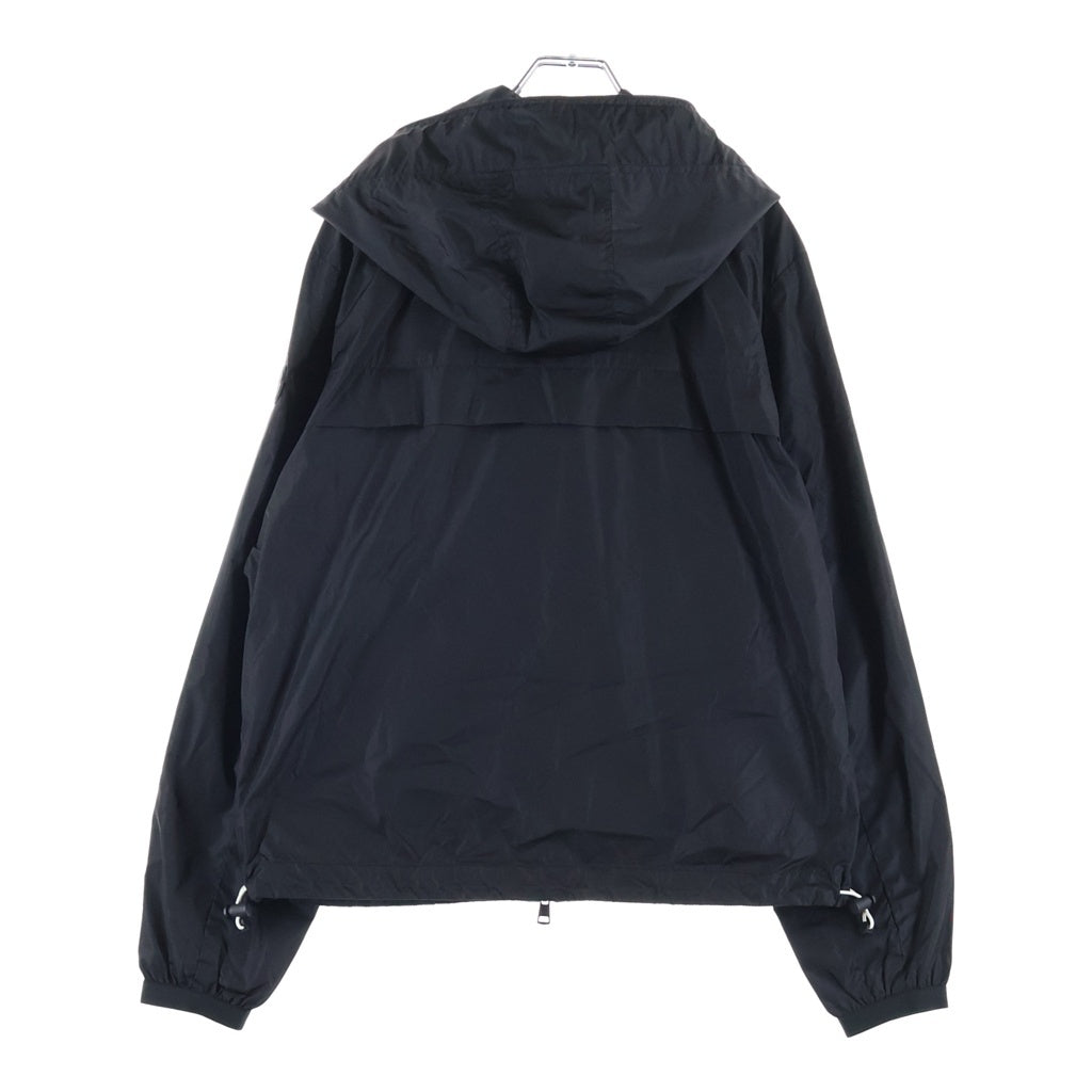 MONCLER(モンクレール) MASSEREAU マセロー ロゴ刺繍フーデッドナイロンジップアップジャケット ブラック F10911A73800 54155