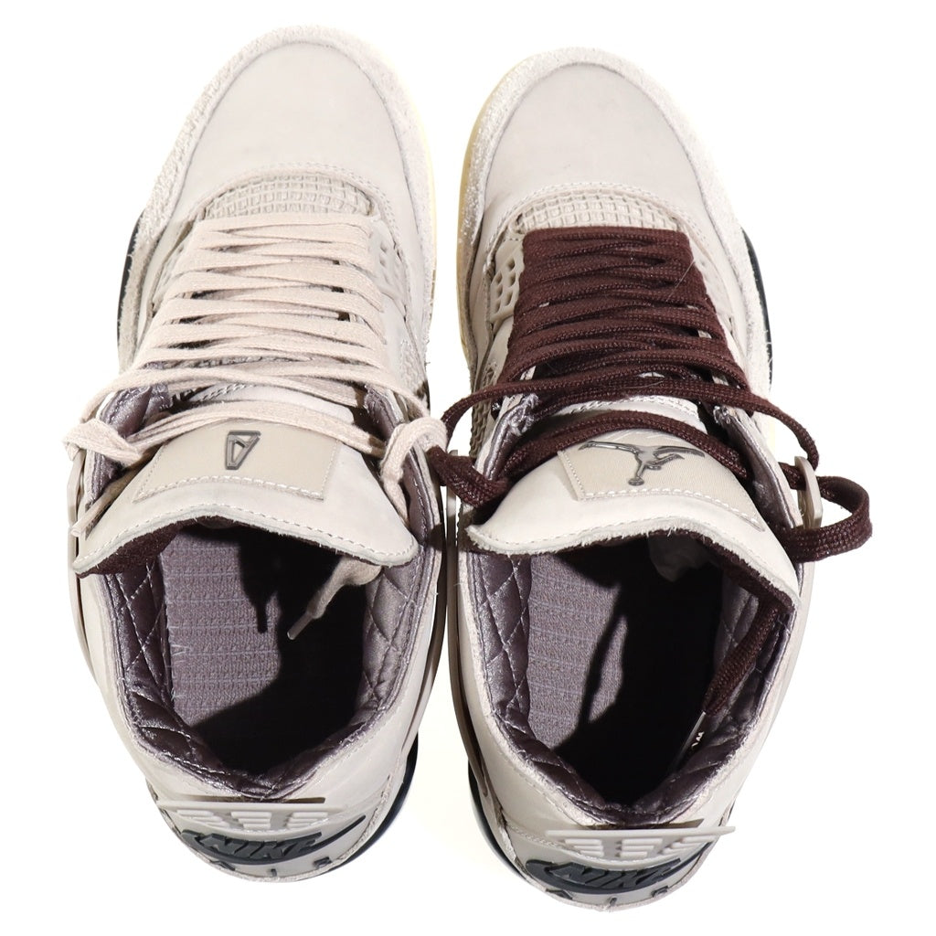 NIKE(ナイキ) ×A MA MANIERE WOMENS AIR JORDAN 4 RETRO OG SP ア マ マニエール ウィメンズ エアジョーダン4 レトロ ハイカットスニーカー ベージュ FZ4810 200 レディース