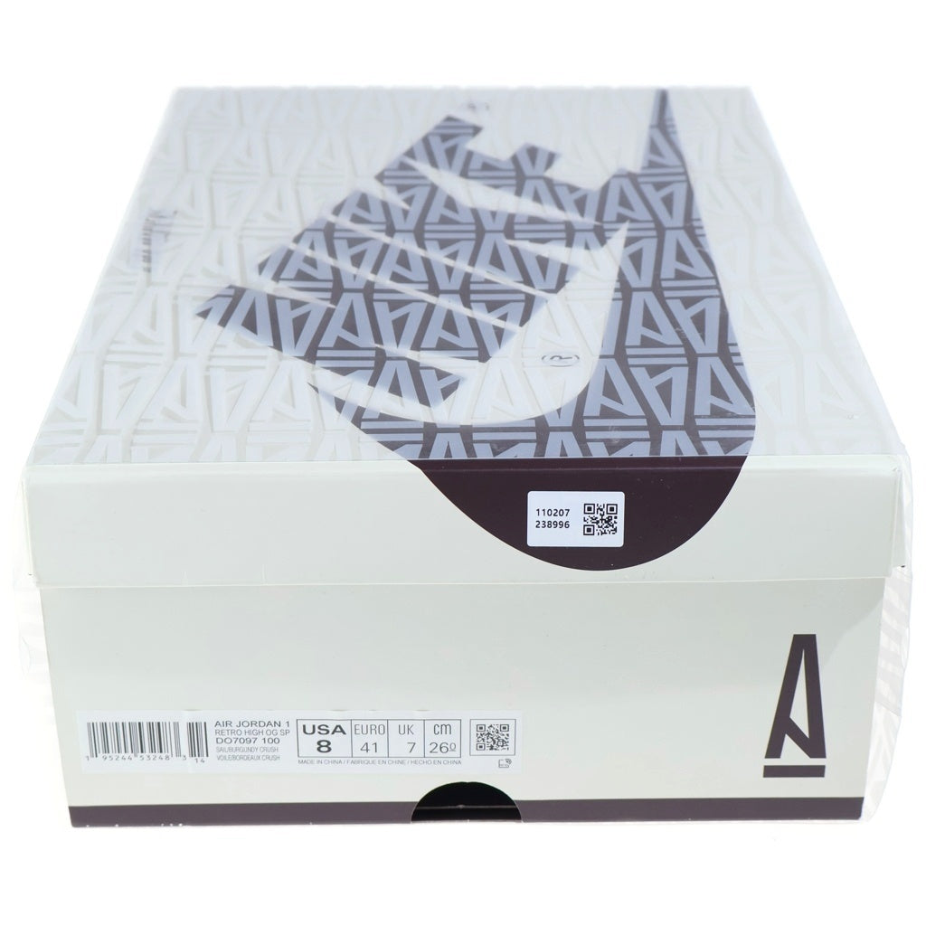 NIKE(ナイキ) ×A MA MANIERE AIR JORDAN 1 RETRO HIGH アママニエール エアジョーダン1 レトロ ハイカットスニーカー ホワイト/ブラウン DO7097-100