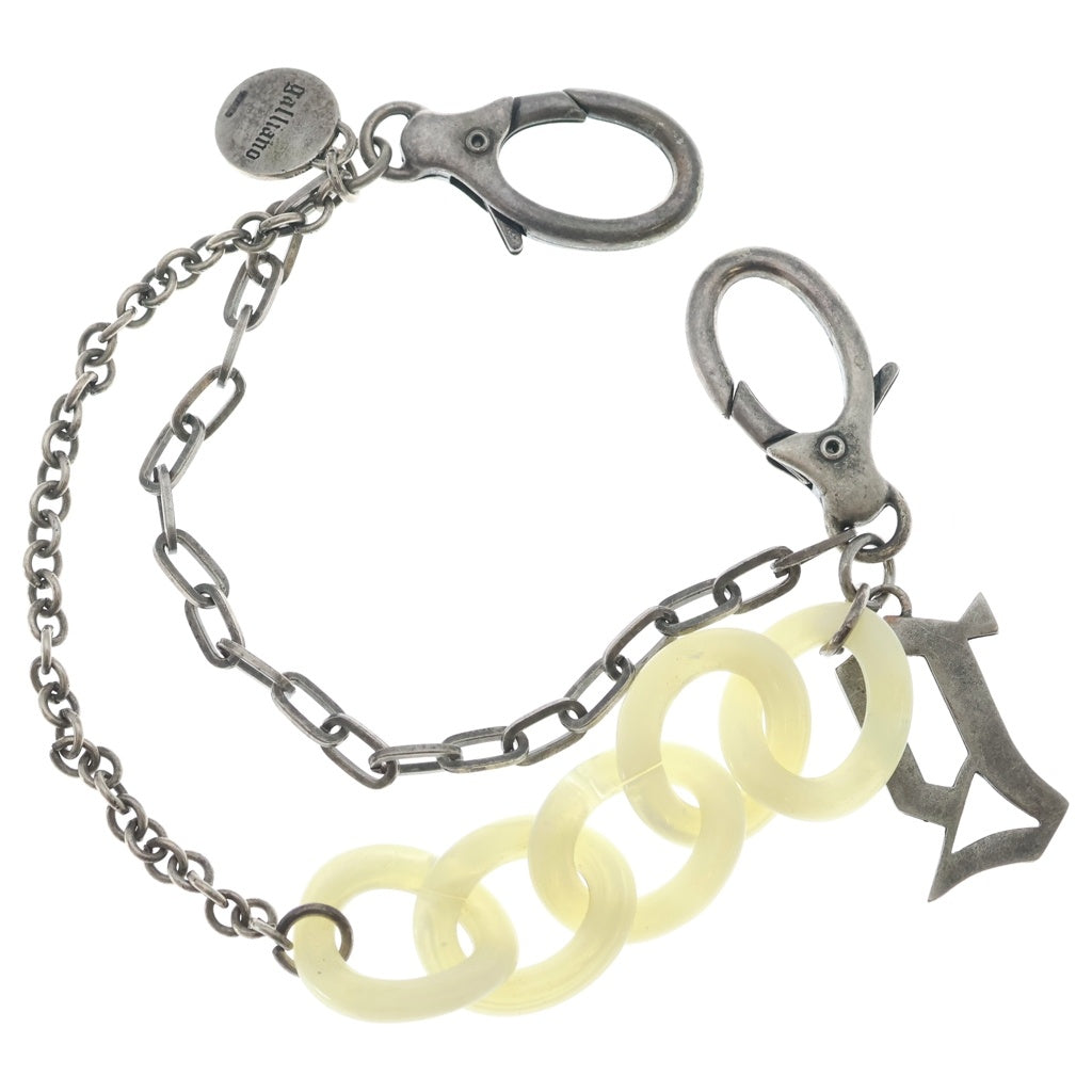 John Galliano(ジョン ガリアーノ) Metal Wallet Chain メタル ウォレットチェーン シルバー