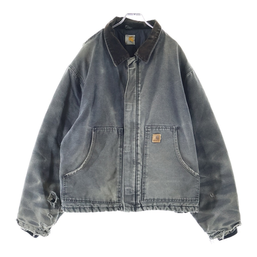 CARHARTT(カーハート) 90-00s VINTAGE TRADITONAL JACKET J22BLK USA製 トラディショナルジャケット グレー