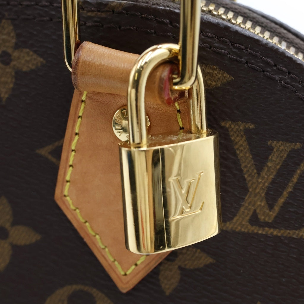 LOUIS VUITTON(ルイヴィトン) モノグラム アルマBB レザーハンドショルダーバッグ ブラウン M53152 レディース