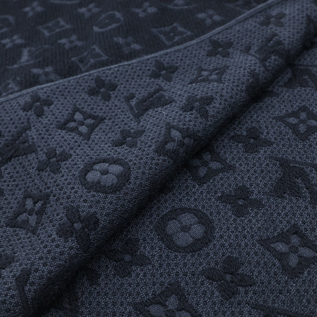 LOUIS VUITTON(ルイヴィトン) エシャルプ モノグラム クラシック ウールマフラー ブラック M70525 レディース