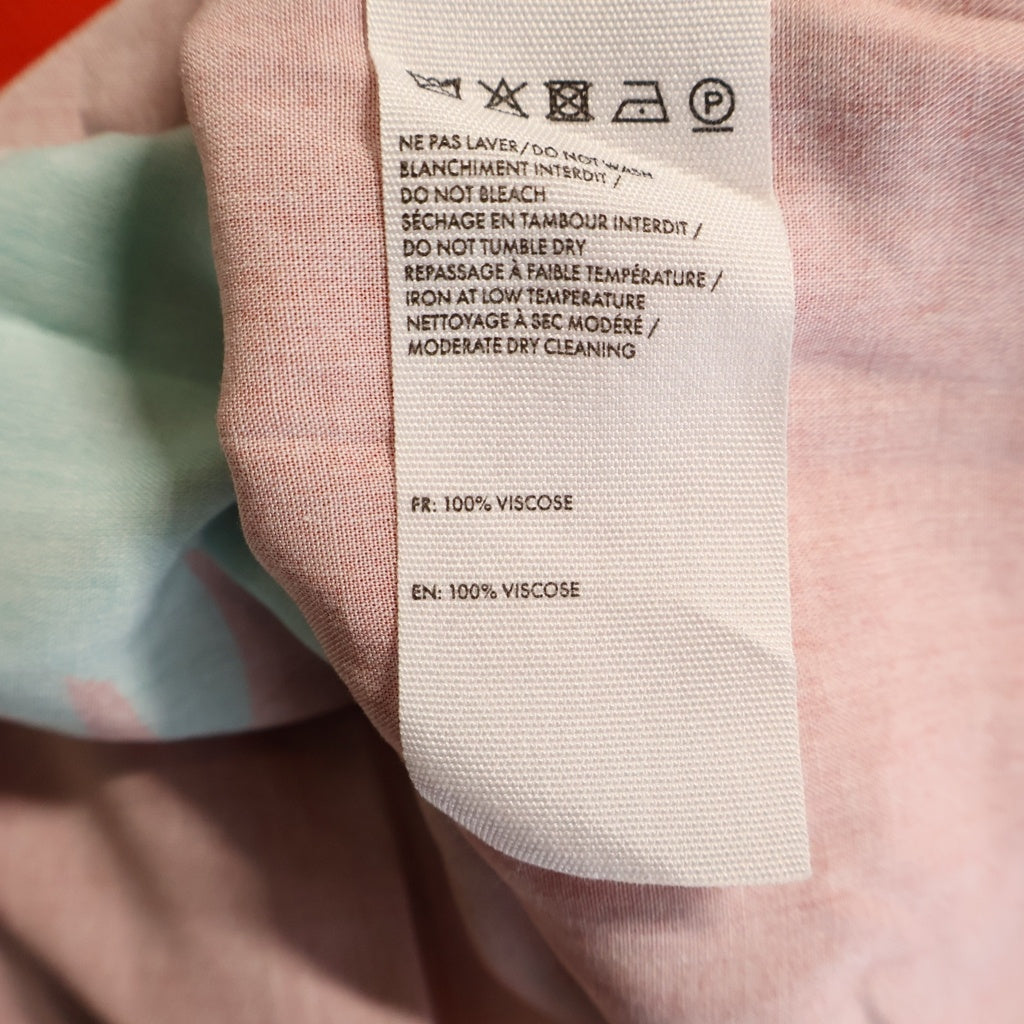 JACQUEMUS(ジャックムス) LA CHEMISE BAOU 総柄半袖シャツ レッド