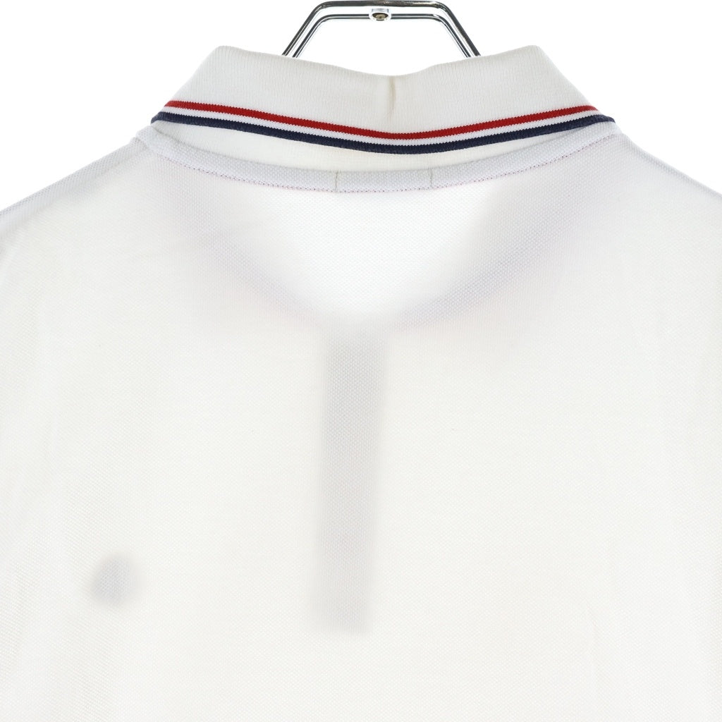 MONCLER(モンクレール) MAGLIA POLO MANICA ロゴパッチ 半袖ポロシャツ ホワイト C10918345600 84556