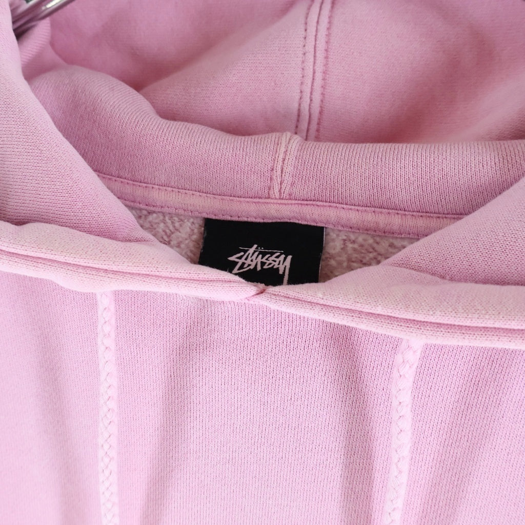 STUSSY(ステューシー) STOCK LOGO Amsterdam Hoodie プルオーバーパーカー ピンク