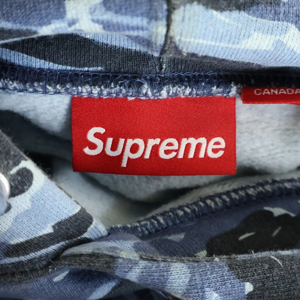 SUPREME(シュプリーム) 24AW Small Box Hooded Sweatshirt スモールボックスロゴ 迷彩総柄プルオーバーパーカー マルチカラー