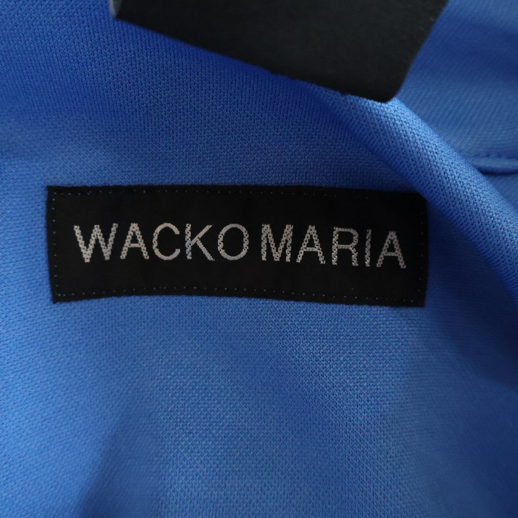WACKO MARIA(ワコマリア) ×UMBRO Jersey Track Jacket アンブロ フロント刺繍ロゴ トラックジャケット ブルー 26SS-WMO-UB03
