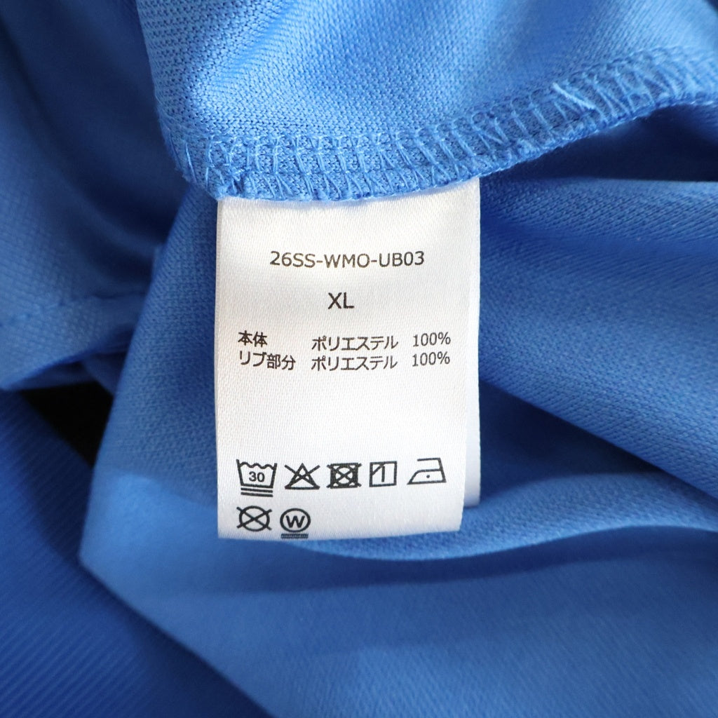 WACKO MARIA(ワコマリア) ×UMBRO Jersey Track Jacket アンブロ フロント刺繍ロゴ トラックジャケット ブルー 26SS-WMO-UB03