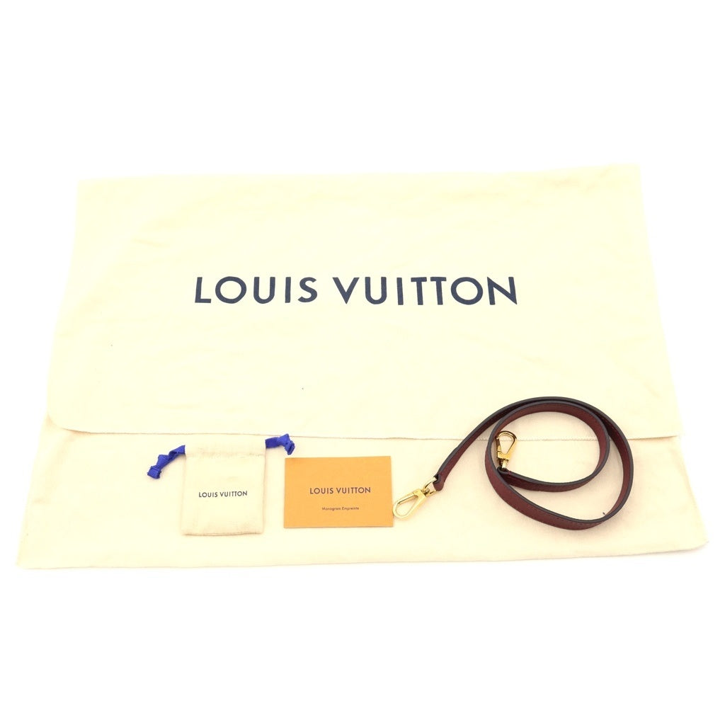 LOUIS VUITTON(ルイヴィトン) モンテーニュMM モノグラムアンプラント 2WAY ハンドバッグ ショルダーバッグ レッド M41196 レディース