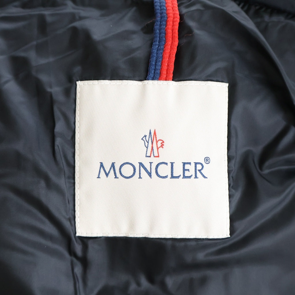 MONCLER(モンクレール) GIE ロゴワッペン ロング ダウン ブラック レディース F20931B53400