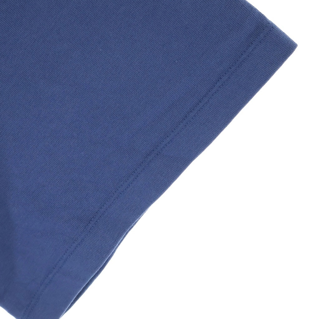 CELINE(セリーヌ) カレッジロゴプリント クルーネック半袖Tシャツカットソー ブルー RX0HU1242.GLX6