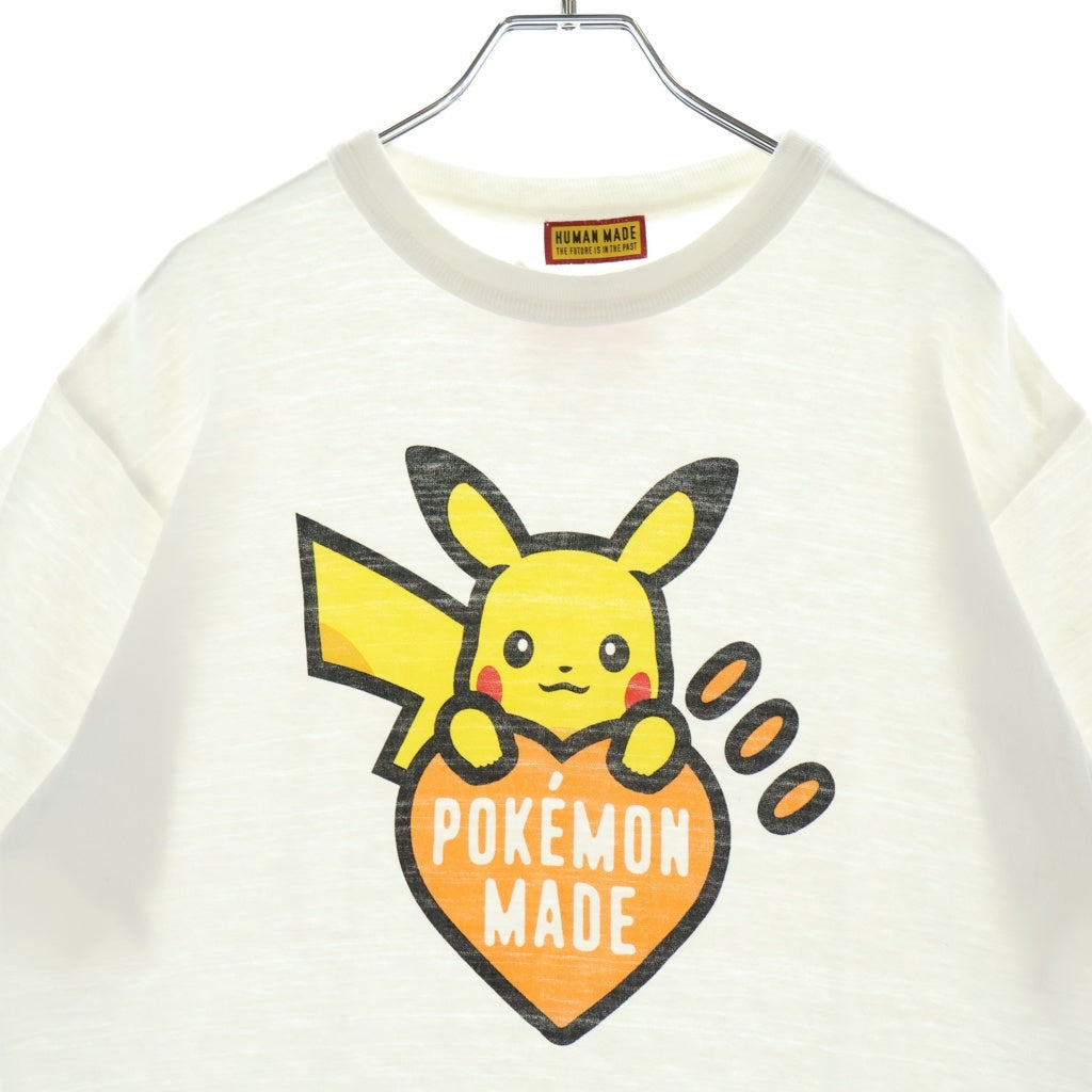 HUMAN MADE(ヒューマンメイド) ×POKEMON MADE GRAPHIC T-SHIRT SHIBUYA PARCO ×ポケモン 渋谷パルコ限定 両面プリントクルーネック半袖Tシャツカットソー ホワイト