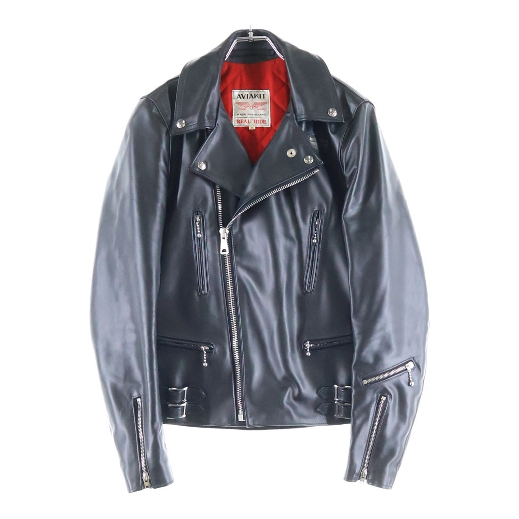 Lewis Leathers(ルイスレザー) No.391 LIGHTNING ライトニング リアルハイドレザー UKダブルライダースジャケット ブラック 391