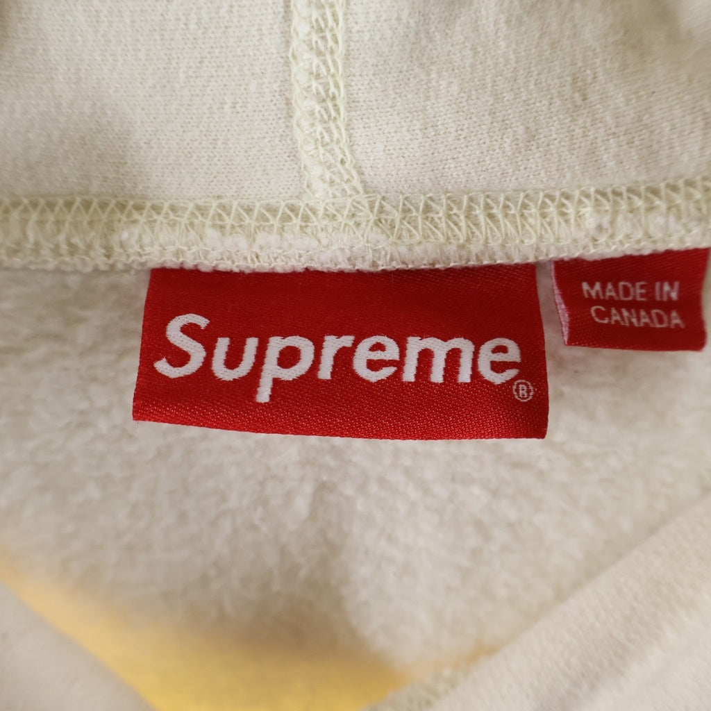 SUPREME(シュプリーム) 20AW Cross Box Logo Hooded Sweatshirt クロスボックスロゴ プルオーバーパーカー アイボリー