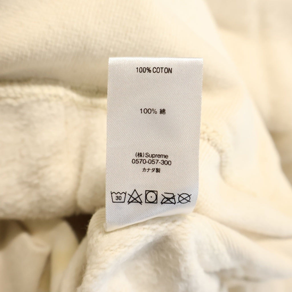 SUPREME(シュプリーム) 20AW Cross Box Logo Hooded Sweatshirt クロスボックスロゴ プルオーバーパーカー アイボリー