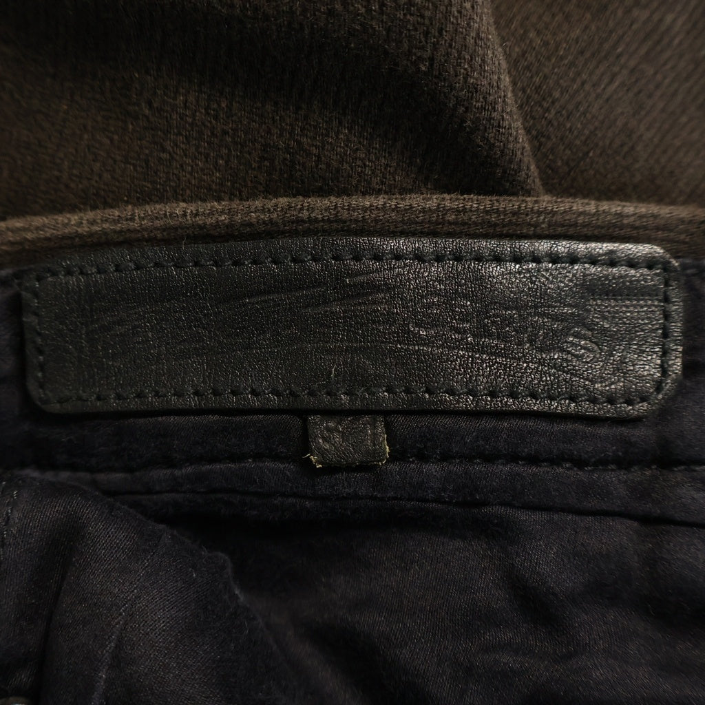 CHROME HEARTS(クロムハーツ) CRS BTN DENIM PANTS クロスボールボタン ボタンフライ ストレートデニムパンツ ブラック