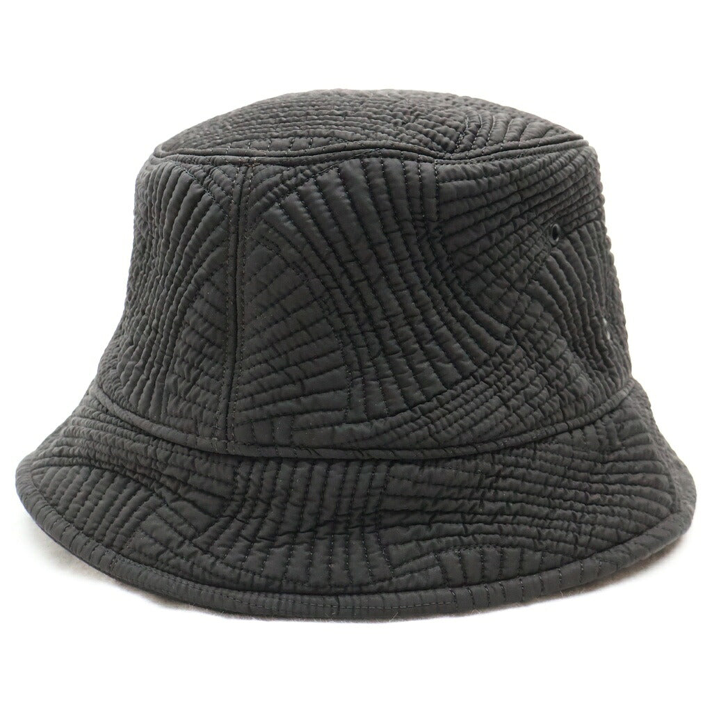 BOTTEGA VENETA(ボッテガヴェネタ) キルティングデザイン バケットハット 帽子 ブラック 708696 V2AW0