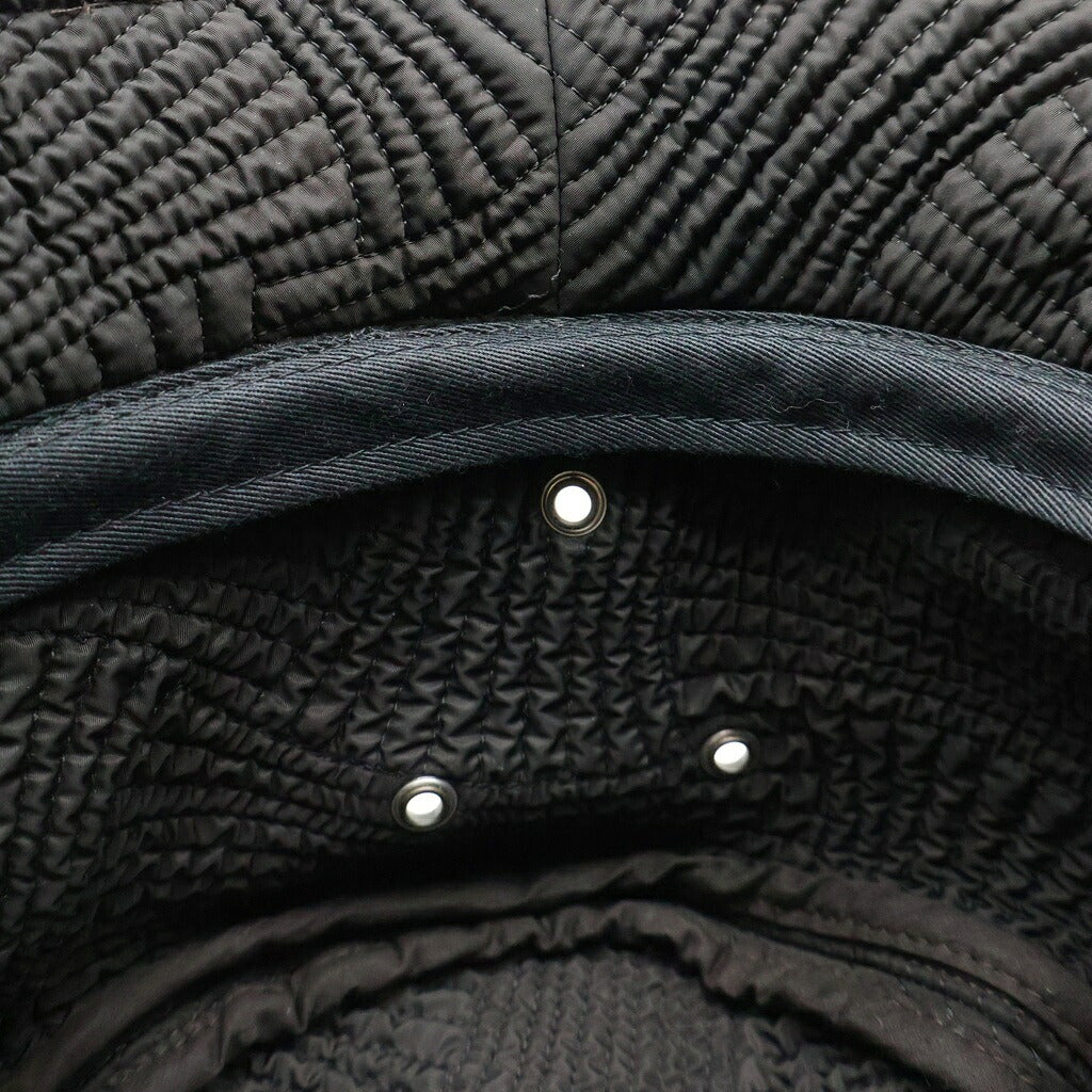 BOTTEGA VENETA(ボッテガヴェネタ) キルティングデザイン バケットハット 帽子 ブラック 708696 V2AW0