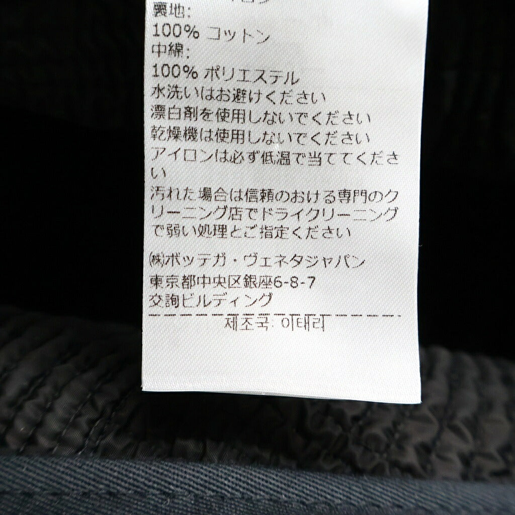 BOTTEGA VENETA(ボッテガヴェネタ) キルティングデザイン バケットハット 帽子 ブラック 708696 V2AW0
