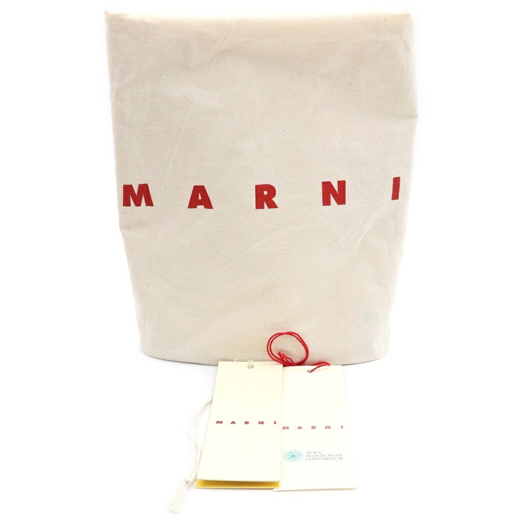 MARNI(マルニ) 26AW Tulipea チューリペア レザー&スエード ショルダーバッグ レディース ピンク/ブラウン SHMP0156U5