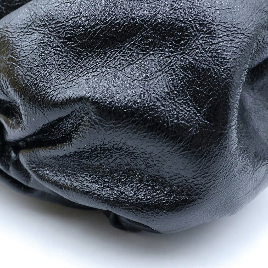 MARNI(マルニ) 26AW Ruched Leather カーフスキンショルダーバッグ レディース ブラック SBMP0297U0