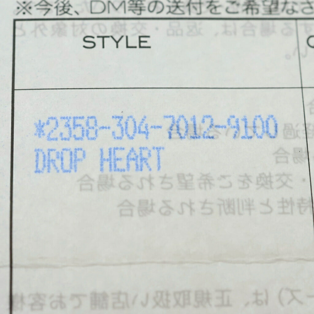 CHROME HEARTS(クロムハーツ) DRP HEART ハートドロップピアス シルバー