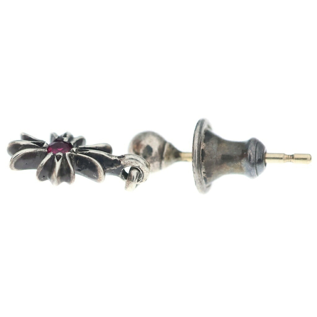 CHROME HEARTS(クロムハーツ) TNY E CH PLS RBY タイニーE CHプラス ドロップピアス 1ルビー シルバー