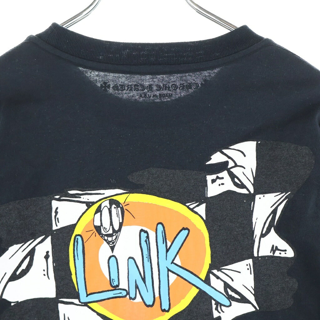 CHROME HEARTS(クロムハーツ) ×MATTY BOY Sex Records Link L/S Tee ×マッティボーイ セックスレコード リンク ロングスリーブ クルーネック長袖Tシャツカットソー ブラック