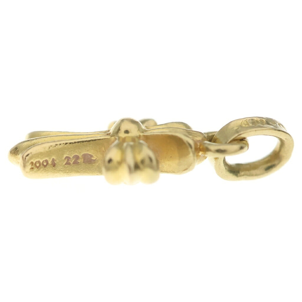 CHROME HEARTS(クロムハーツ) 22K CRS BBYFAT ベイビーファットクロス ペンダントトップ ゴールドBCA037