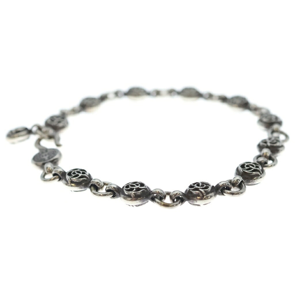CHROME HEARTS(クロムハーツ) NO1 FLORAL BALL #1 フローラルボールブレスレット シルバー