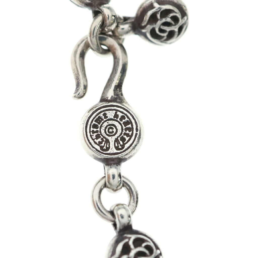 CHROME HEARTS(クロムハーツ) NO1 FLORAL BALL #1 フローラルボールブレスレット シルバー