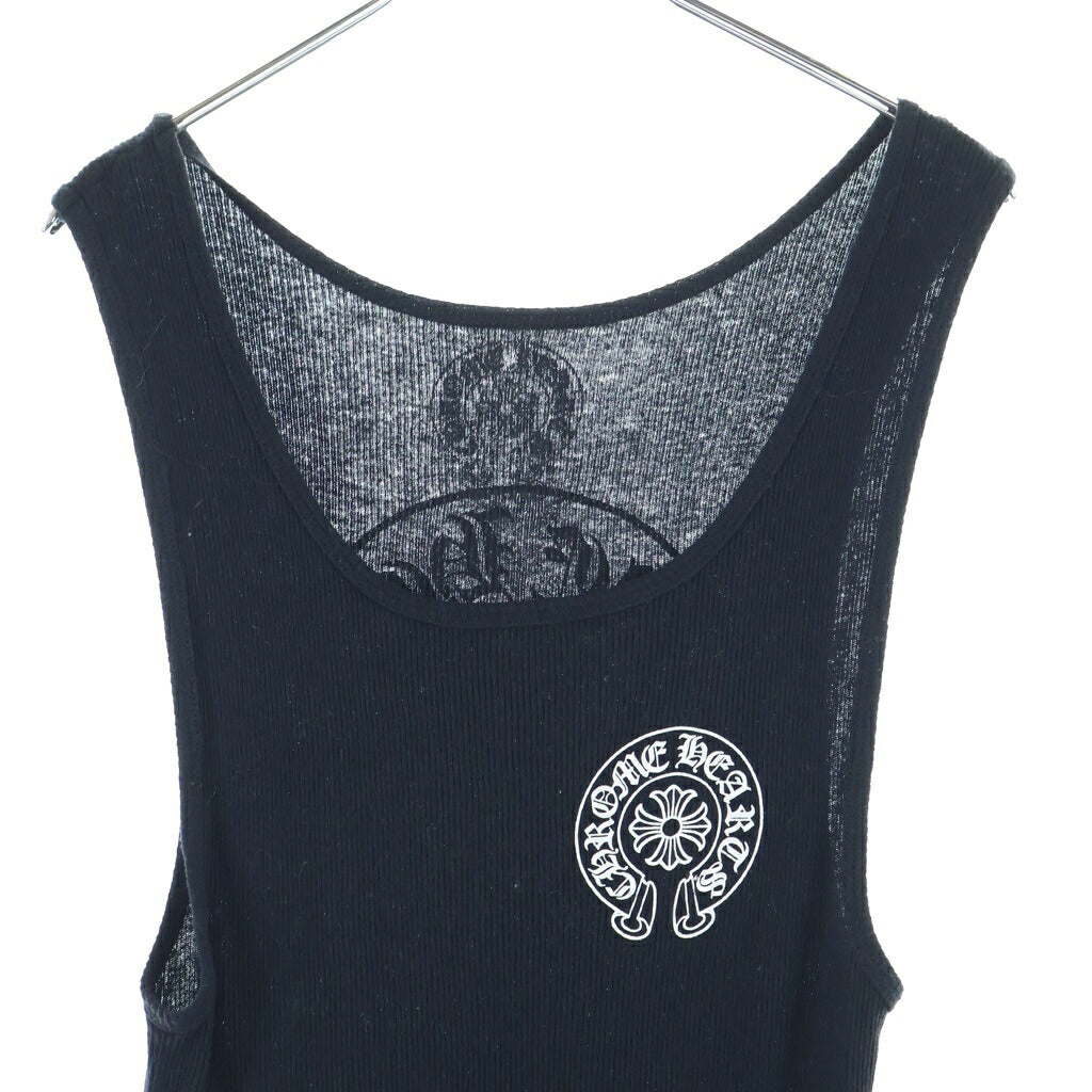 CHROME HEARTS(クロムハーツ) Horseshoe Logo Tank Top ホースシュー スクロールラベル タンクトップ ブラック