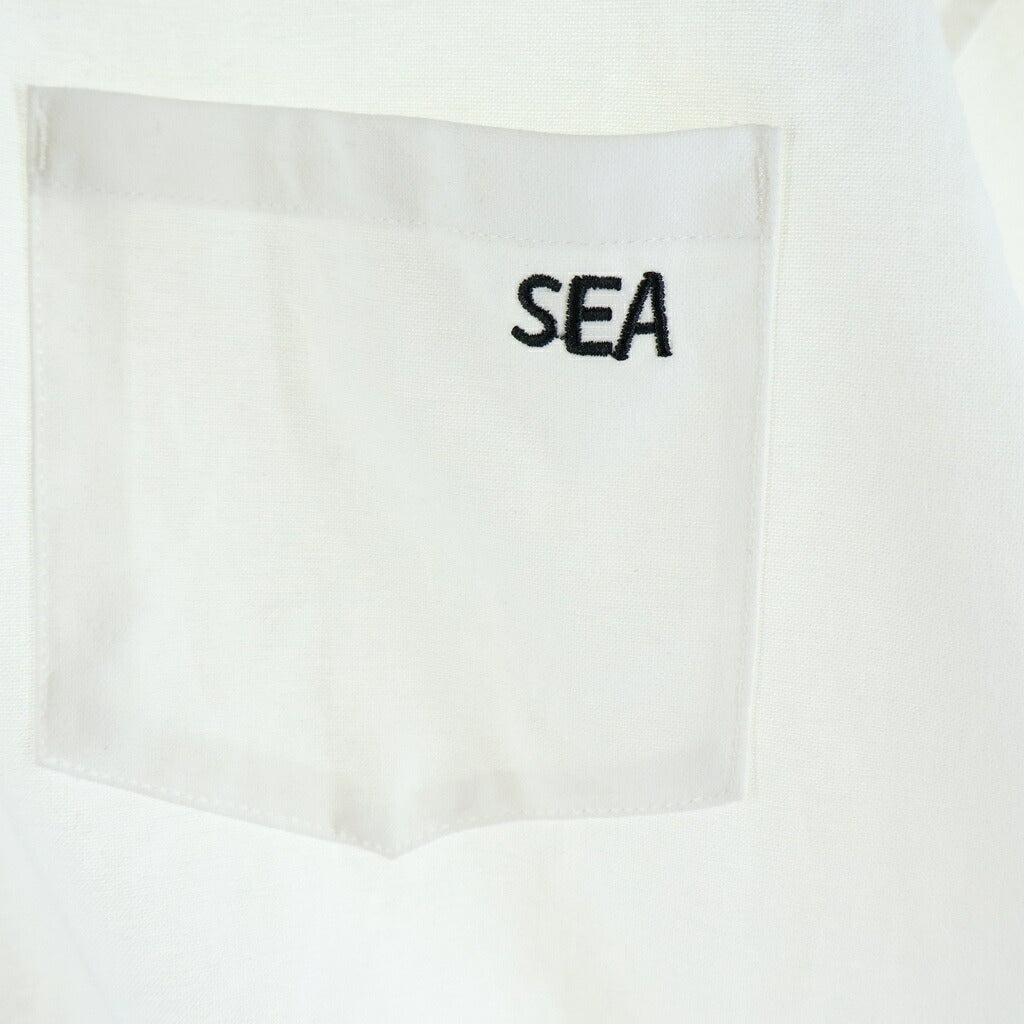 WIND AND SEA(ウィンダンシー) 26SS Oxford S/S shirt オックスフォード 半袖シャツ ホワイト WDS-O-CES-26-Q2-SH-01