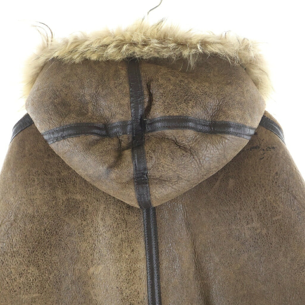 AVIREX(アヴィレックス) TYPE B-3 MOUTON JACKET ファー付き シープスキンムートンジャケット ブラウン 33H5595