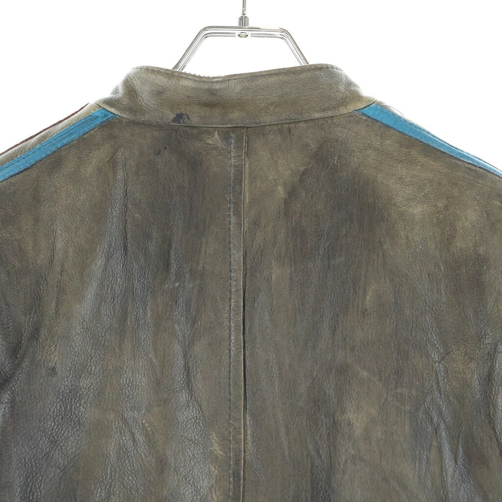 SCHOTT(ショット) CLASSIC RACER JACKET クラシック 裏地ネル カウレザーレーサージャケット ブラウン 3171010